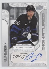2022 Upper Deck Ovation Tier 1 Standing Signatures 18/50 Calle Jarnkrok Auto 0cv