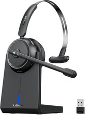 Wireless Headset 5.2, Wireless Headset with Mic for Work With Noise Cancelling ,