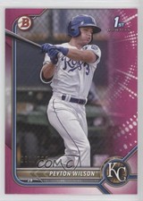 2022 Bowman Prospects Fuchsia Border 261/299 Peyton Wilson #BP-85 13nm