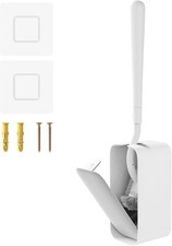 Toilet Cleaner Brush, Toilet Brush and Holder for Dead Corner Cleaning, Wall