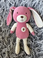 My Natural Pink Bunny Rabbit Acorn Organic Plush Stuffed Animal Lovey