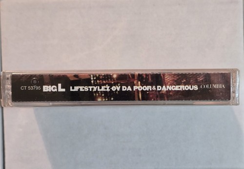 Big L Lifestylez Ov Da Poor & Dangerous Cassette Factory Sealed 1995 Hip Hop Rap - Picture 3 of 10