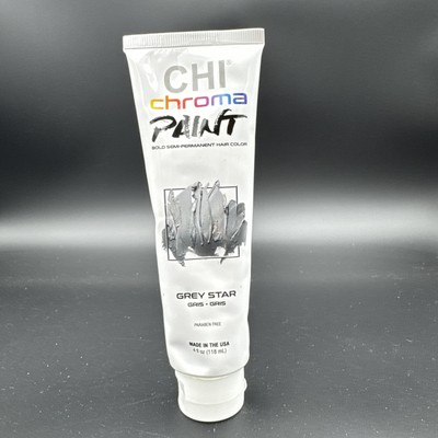  NEW  Farouk Chi Chroma Paint   Grey Star  Bold Semi-Permanent Hair Color 