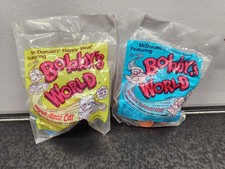 Lot of 2 Vtg McDonald s 1994 Bobby s World Happy Meal Toy Figures Brand New