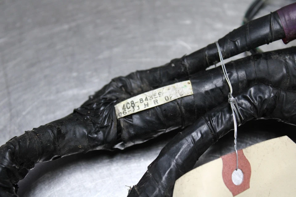 07-08 YAMAHA YZF R1 HEADLIGHT SPEEDO GAUGES WIRING HARNESS WIRE LOOM DAMAGED - Imagem 2 de 4