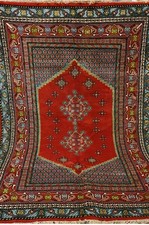 Original Handgeknüpfter Orientteppich 125×173cm Tunisiche Wolle Teppich Rug