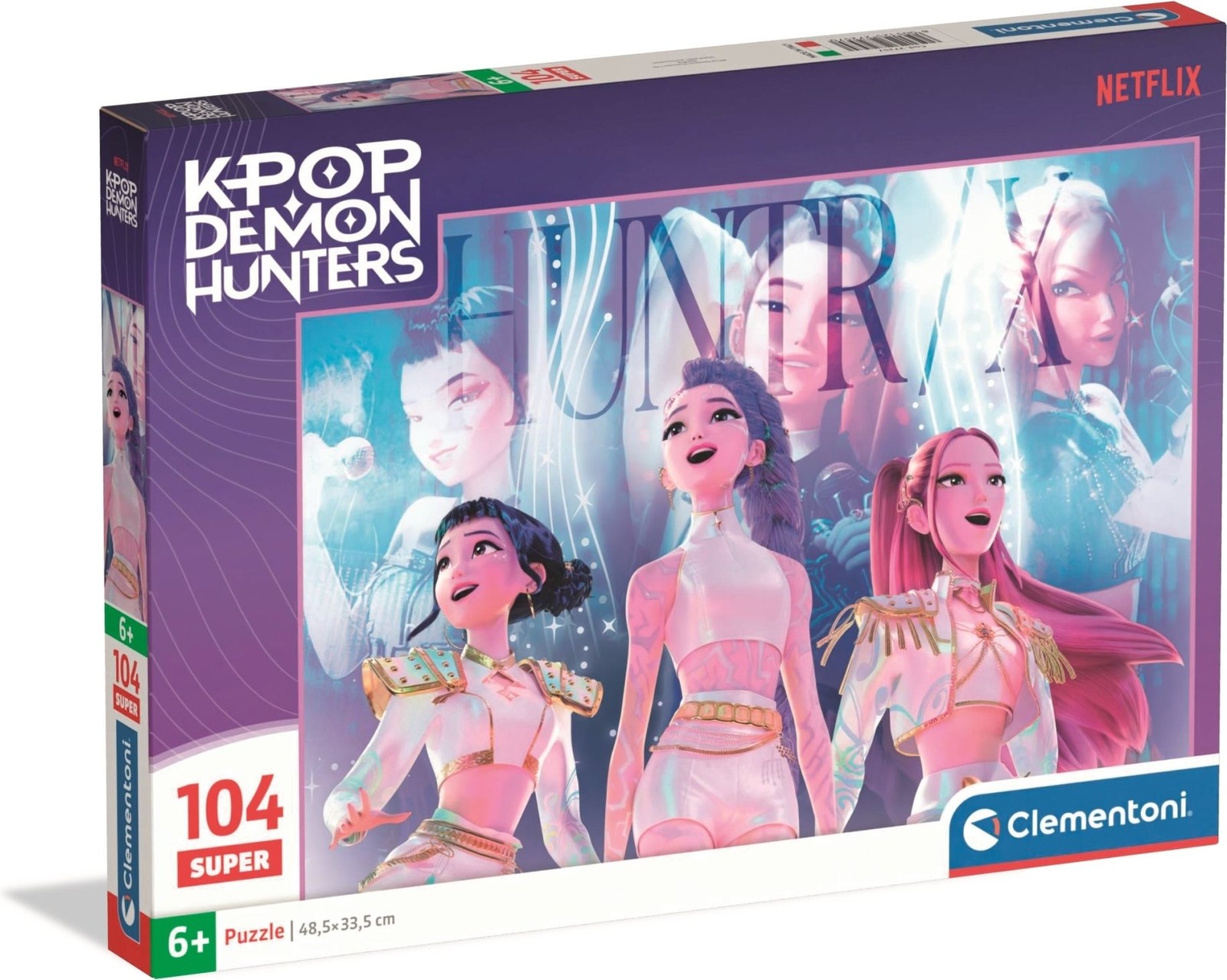 Clementoni Multicolore Kpop Demon Hunters Huntrix (104 Pezzi) - Immagine 4
