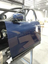 2017 Nissan Rogue Front Left Door Caspian Blue - Used, 91K Miles, OEM Part