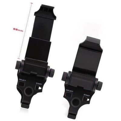 Black PS3 Phone Holder Clip for Controllers,Telescopic Adapter for Mobile Gaming