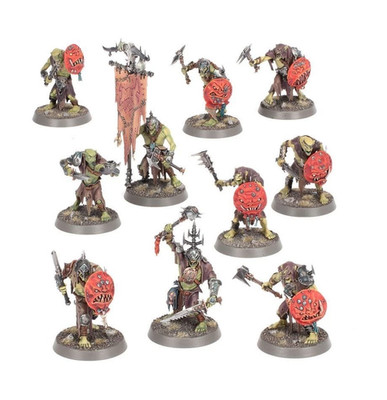 Warhammer AoS Orruk Warclans Kruleboyz Gutrippaz w/Command NEW NO BOX