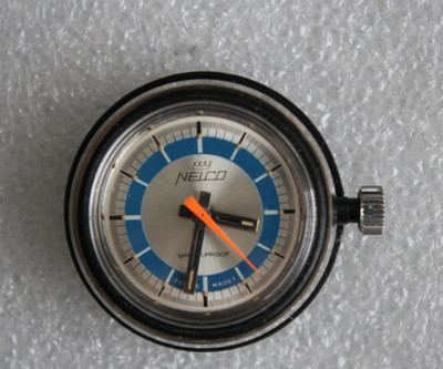 NELCO vintage Containeruhr Swiss Made Shock Proof Water Proof 5 ATM Handaufzug