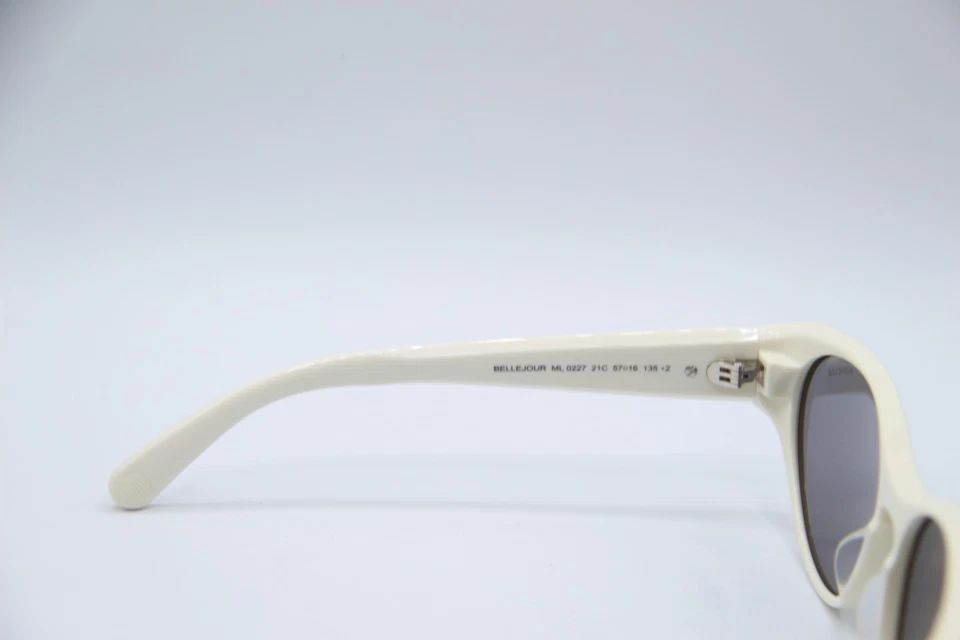 NUEVAS GAFAS DE SOL MONCLER BELLEJOUR ML 0227 21C BLANCAS MONTURAS AUTÉNTICAS 57-16 Foto 3 de 4