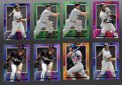 1997 Skybox E-x2000 Baseball 8 Card Lot - NL West