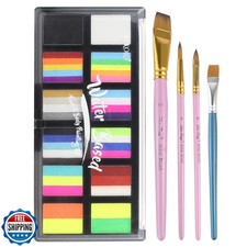 ZENTANMEI Face Painting Kit for Kids and Adults, Split Cake Face Paint Palett