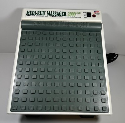 Medi-Rub Massager 2000 Plus 2 Speed Vibrating Foot Massager MR-3F Made In USA