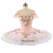 Professional Ballet Pink Pancake Ballet Tutu Dress Costume Adult Performance