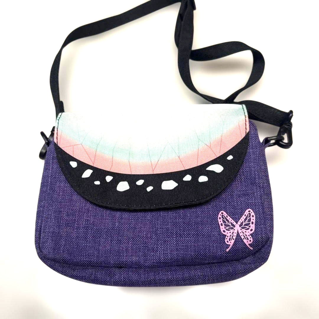 mint Demon Slayer Shinobu Kocho Black Shoulder bag rare Discontinued anime