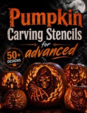 Pumpkin Carving Stencils for Advanced 50 Funny and Scary Templates for Halloween