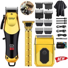 Professional Hair Clippers Trimmer Cutting Beard Cordless Barber Shaving Machine