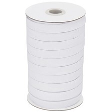 1/2 Inch Width 50 Yards White Flat Elastic Band Stretch Cord Rope Sewing DIY