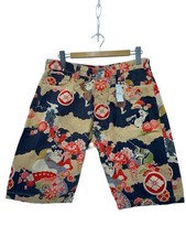 EVISU Japanese Pattern Shorts Size 34