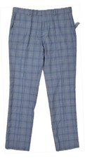 Perry Ellis Men's Slim-Fit Flat Front Dress Pants Size 36 X 32 New 95 5RFB0135