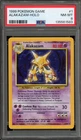 Pokemon Alakazam Base Set Unlimited Holo Rare #1 PSA 8