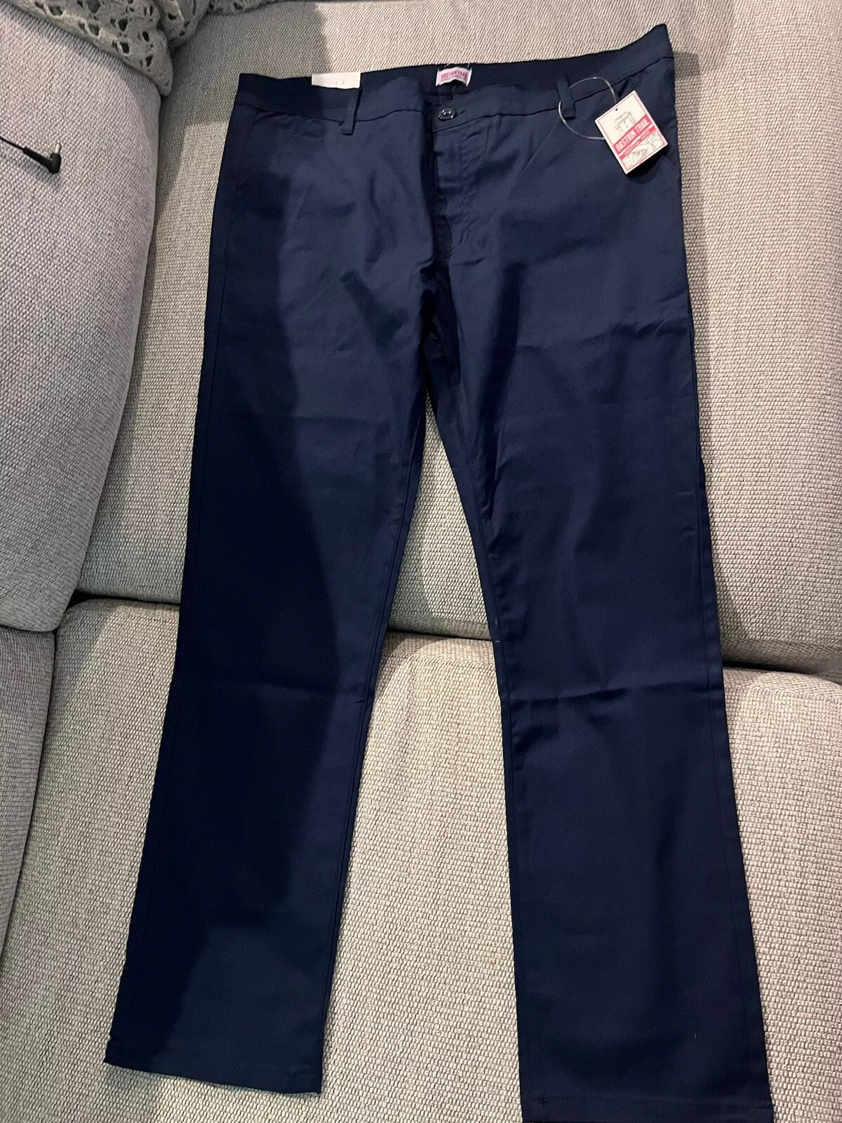 МУЖСКИЕ ЭЛАСТИЧНЫЕ БРЮКИ CHINO 4 WAY ОТ BASTION TRAIL - РАЗМЕР: МУЖСКИЕ 40X31 - ТЕМНО-СИНИЙ