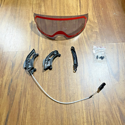 LS2 FF811 Vector II Sun Visor System + Sun Visor Tinted