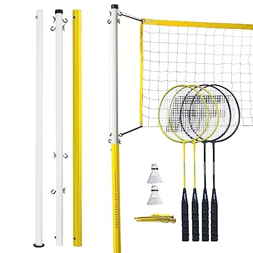 FRANKLIN SPORTS, Outdoor Backyard, Beach Badminton Set, 52632X,  Adults Kids - Picture 3 of 5