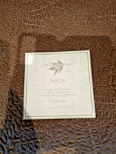 CLARISSA HULSE THROW BED COVER QUALITY DOUBLE SIDED MINK BROWN GREY 150cmx 200cm