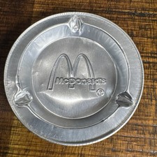 Posacenere McDonald's in alluminio mai usato anni 80 fast food anni 80