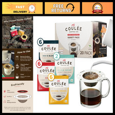 Confezione Varietà Versare Sopra Caffè Monoporzione Eco-Friendly - 20 Filtri Compostabili