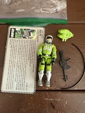 1986 Sci Fi v1 Figure File Card Vintage GI Joe 3.75 ARAH 100% Complete #3