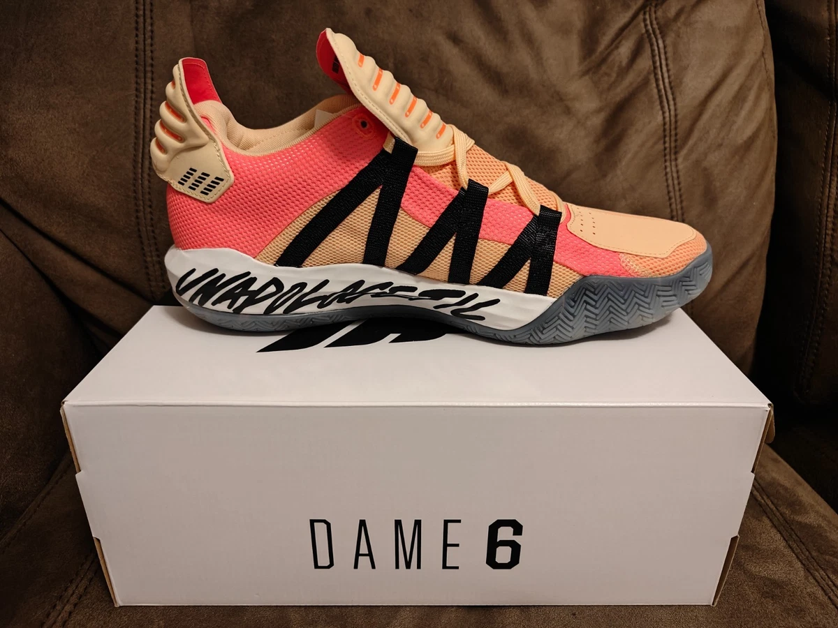 Adidas Dame 6 Signal Coral for sale | eBay display picture 1