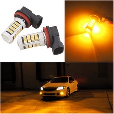2pcs Amber Yellow H11 H8 92-smd Led Fog Light Bulbs Car Truck Fog Driving Lamp