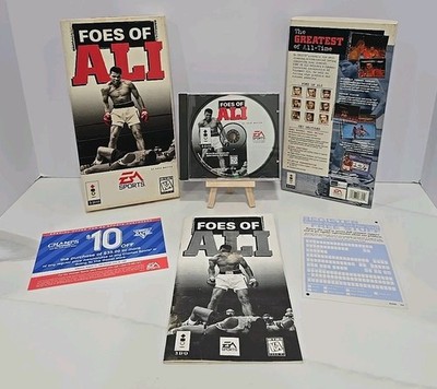 Foes of ALI  3DO 1995 Complete W/ Long Box, Manual And Registration Card