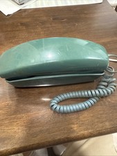 Western Electric Princess Green Trimline Rotary Dial Phone-works 
