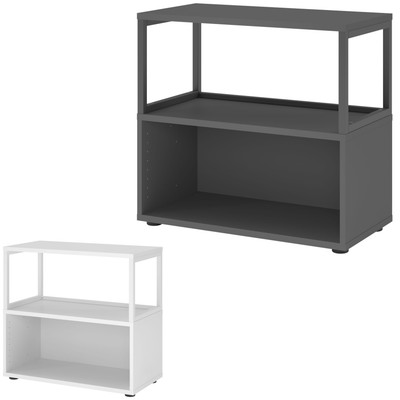 bümö flexi Regal Klick Schnellbau    Modulares Aktenregal   Holz 2 OH
