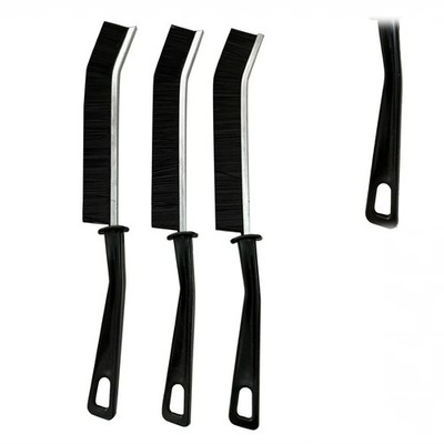 3pcs Long Handle Groove Brush Stain Remover for Bathroom Crevice Cleaning Tool