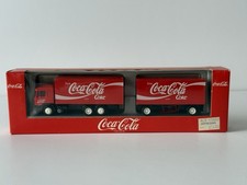 Juego de remolque camión Coca Cola beber escala HO Albedo vintage Alemania nuevo en caja raro