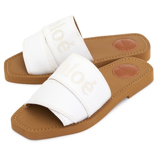 CHLOE Woody Slippers CHC23A188FB 104 NEW ITEM