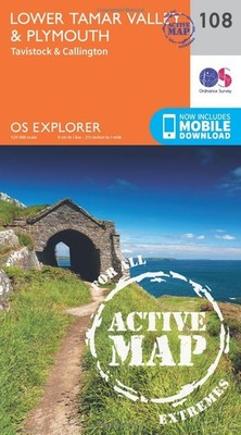 Weatherproof Plymouth & Tamar Valley Map by OS   Outdoor Navigation Guide