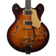 Used Gretsch Broadkaster LX Figured Center Block with Bigsby - Havana Burst