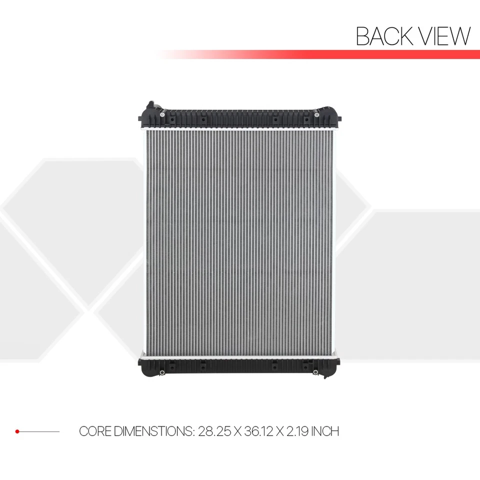 Radiador para camión 93-12 Freightliner FLD FL70/80/112 clase siglo esterlina Foto 3 de 4