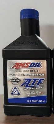 AMSOIL  100% SYNTHETIC AUTOMATIC TRANSMISSION FLUID FUEL EFFICIENT ATF SIGNATURE