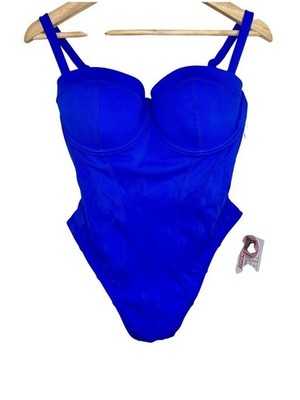 TA3 PUSHY ONE PIECE SWIMSUIT SAPPHIRE UNDERWIRE SIZE Xl Reg/long  B/C CUP NEW
