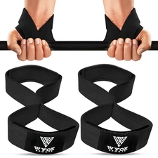 Figure 8 Weight Lifting Straps for Weightlifting Heavy Duty Deadlifting Worko...