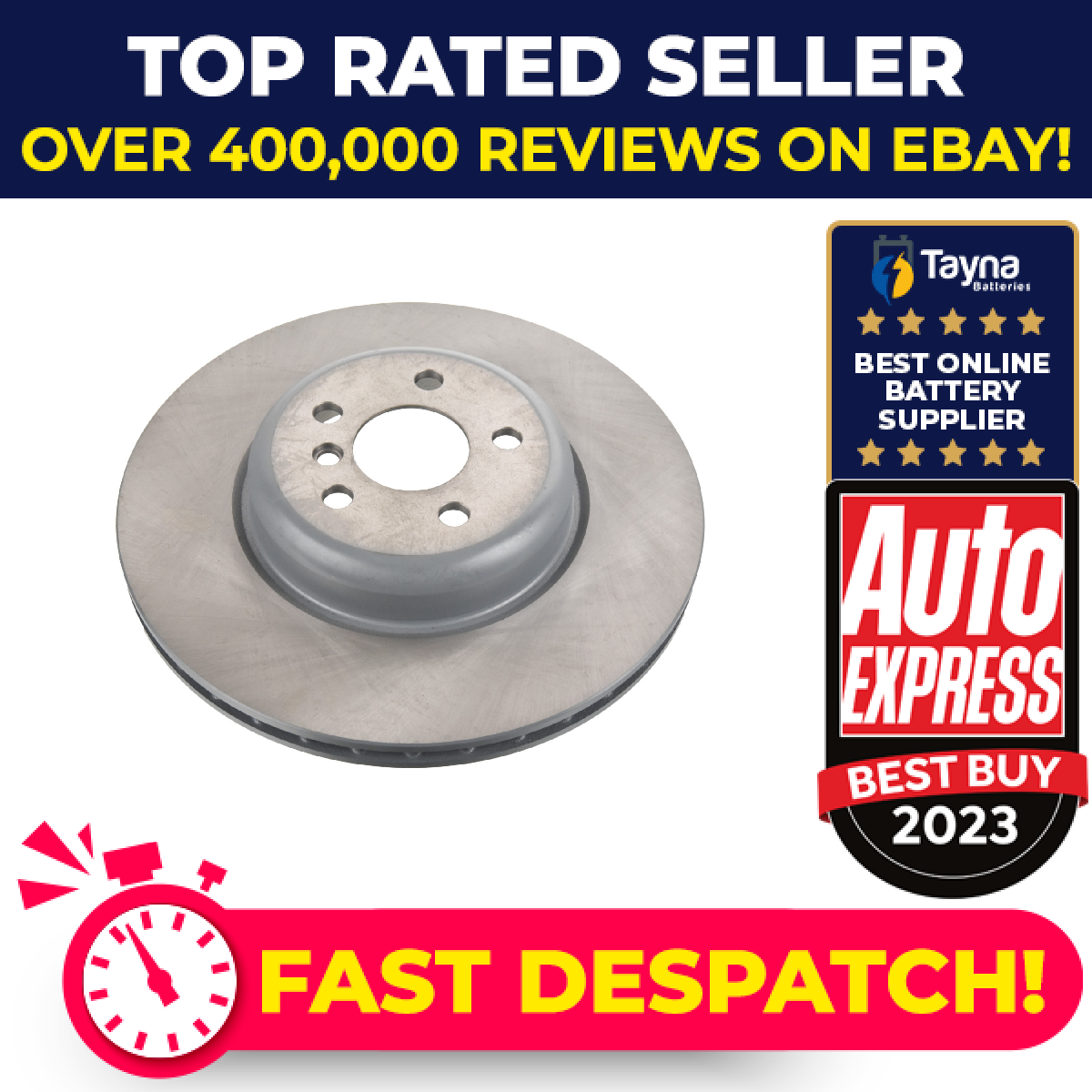 2x Brake Discs Pair Vented fits BMW X3 G01 Rear 2.0 2.0D 3.0D 2017 on 345mm Set