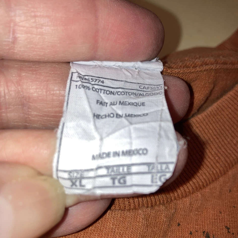 Duck Commander men’s T-shirt XL Duck logo short sleeve Rust color (565) - Image 2 of 3